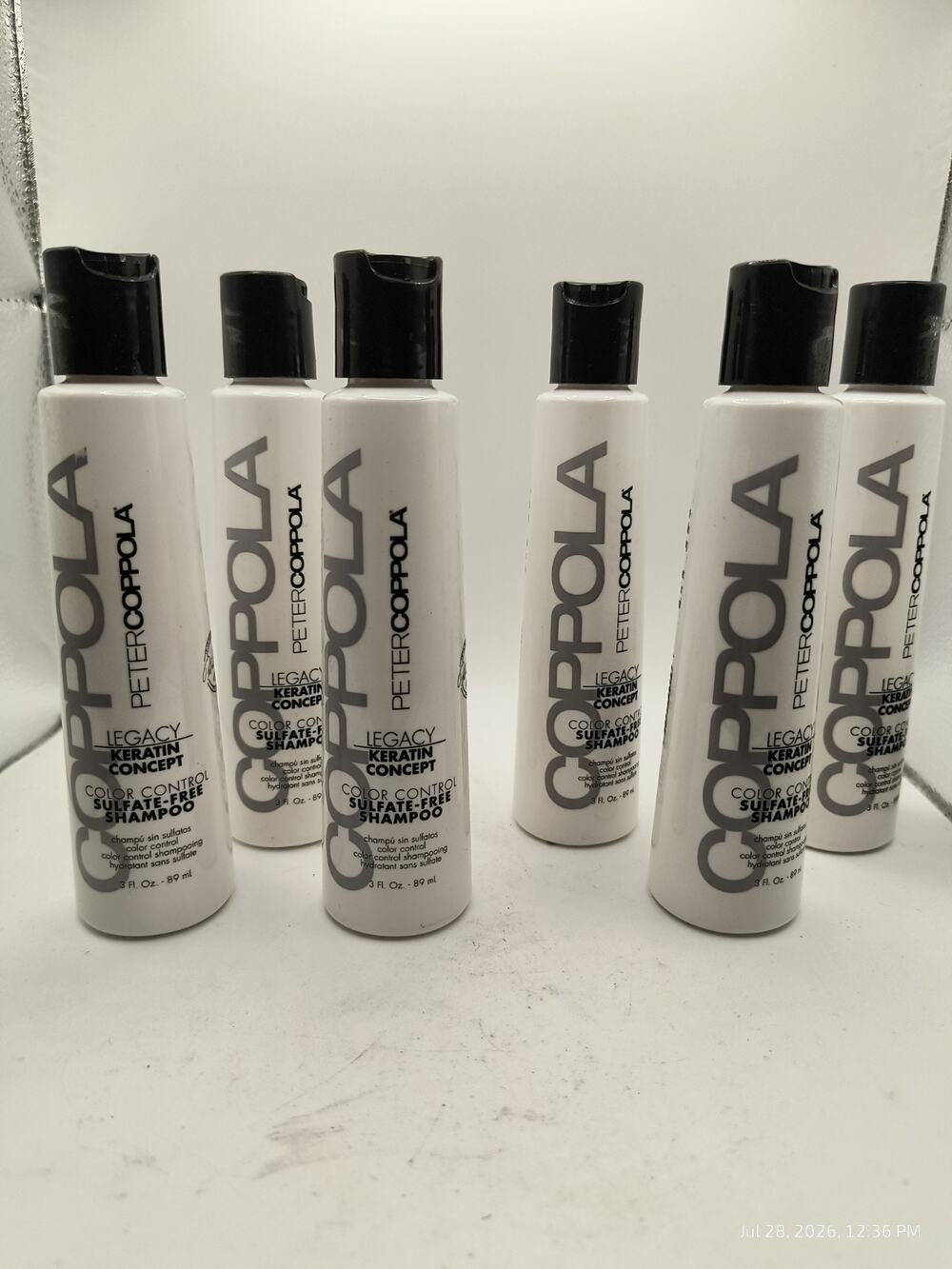 PETER COPPOLA Concept Color Shampoo 3 Floz Each Lot Of 6 Keratin Shampoo